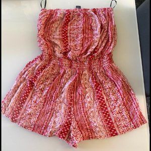 Summer Romper Red
